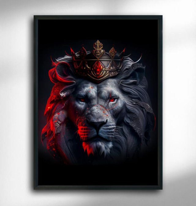 Lion Photo Composition