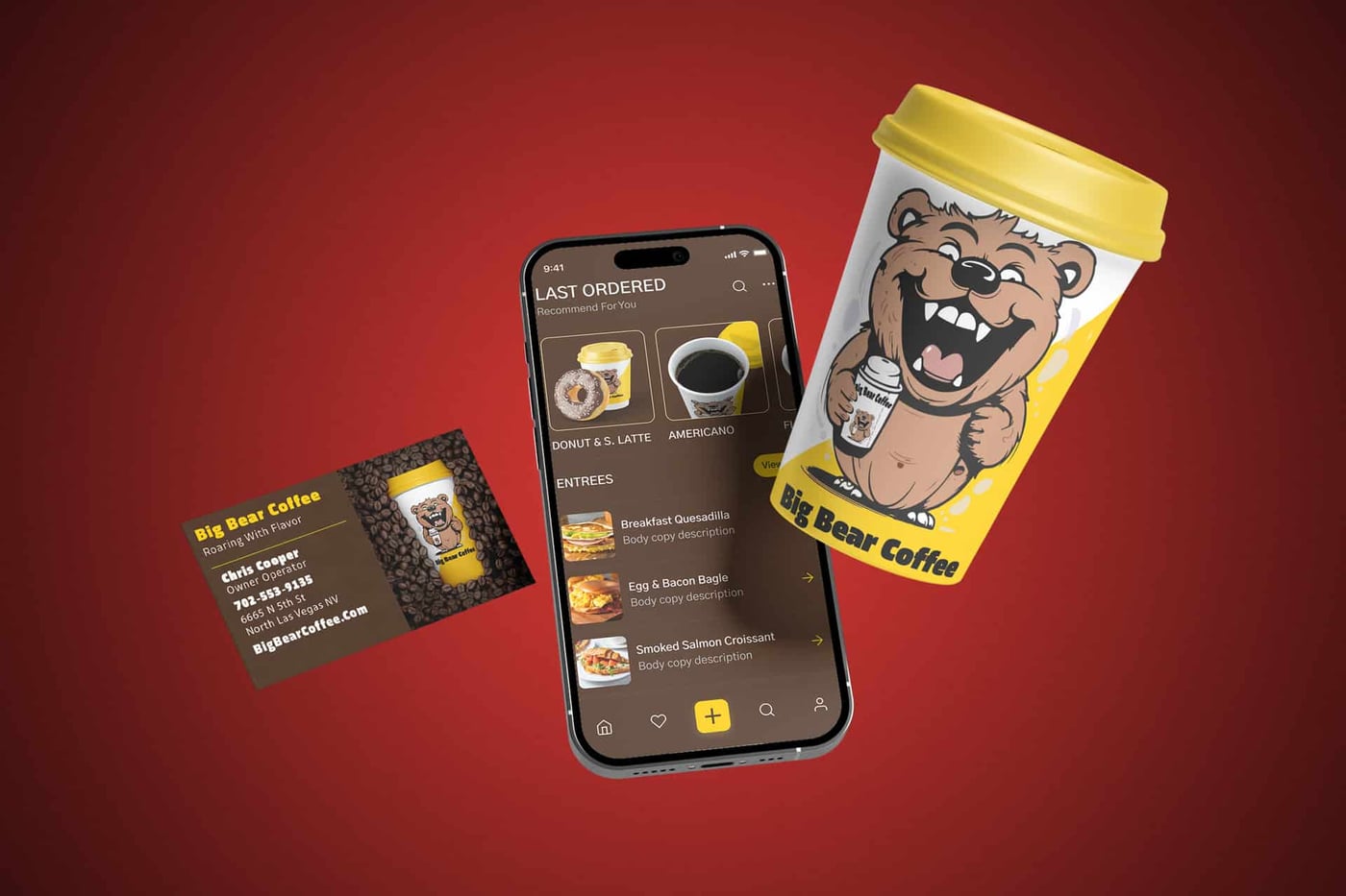 Big Bear Coffee, Full Website